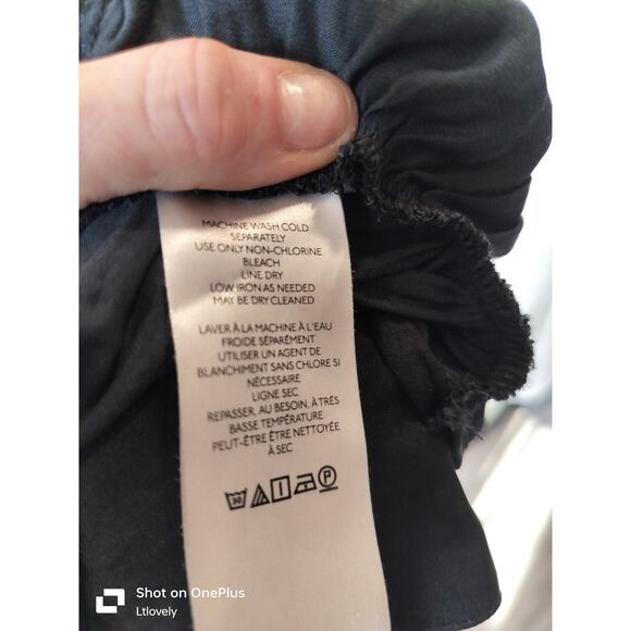 FREE PEOPLE (L)RUCHED, BUTTON FRONT, LONG BELL SLEEVES, NECK-TIE BLOUSE - Picture 12 of 13